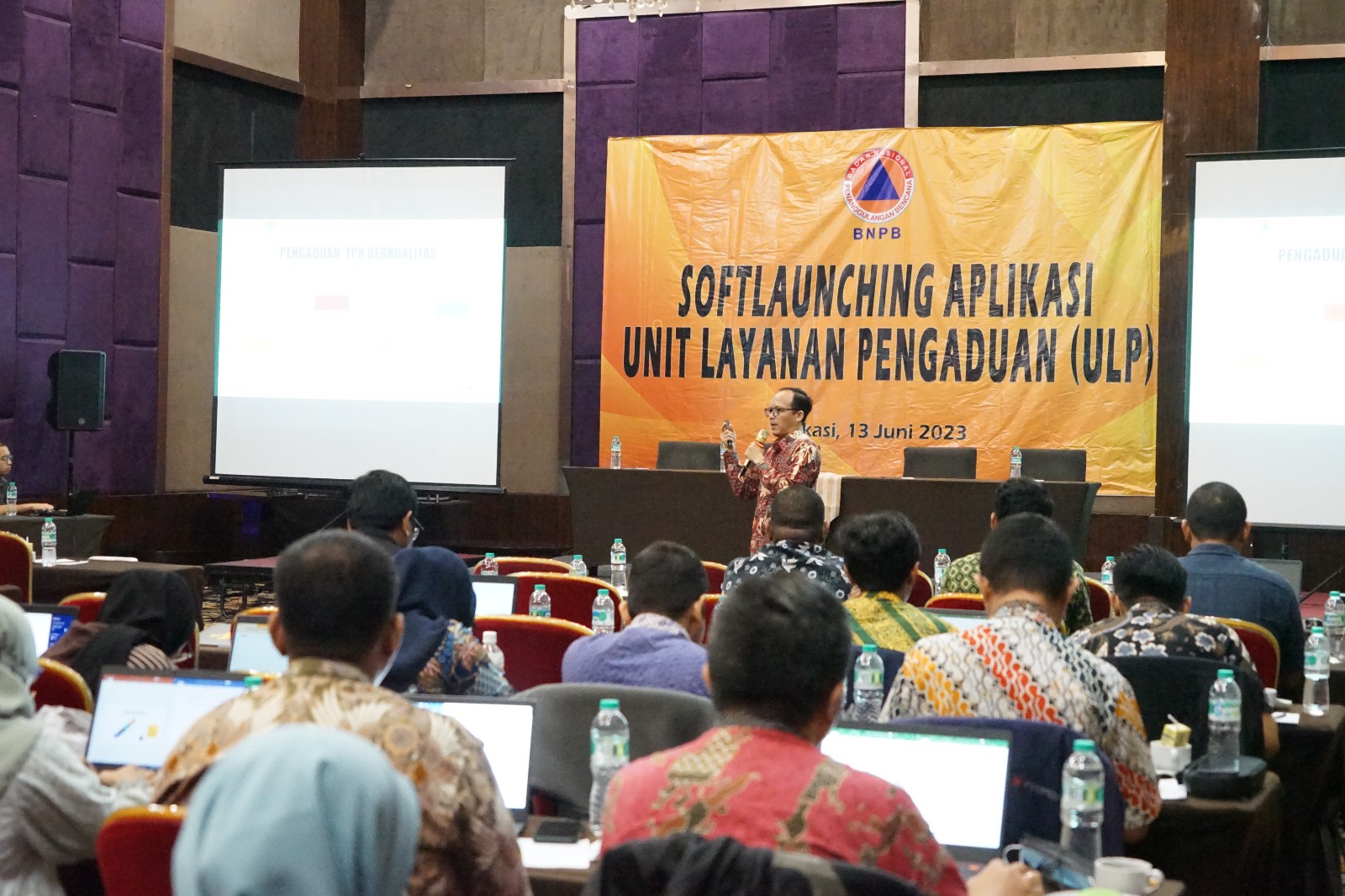 BNPB Launching Sarana Pelayanan Pengaduan Masyarakat Berbasis Online
